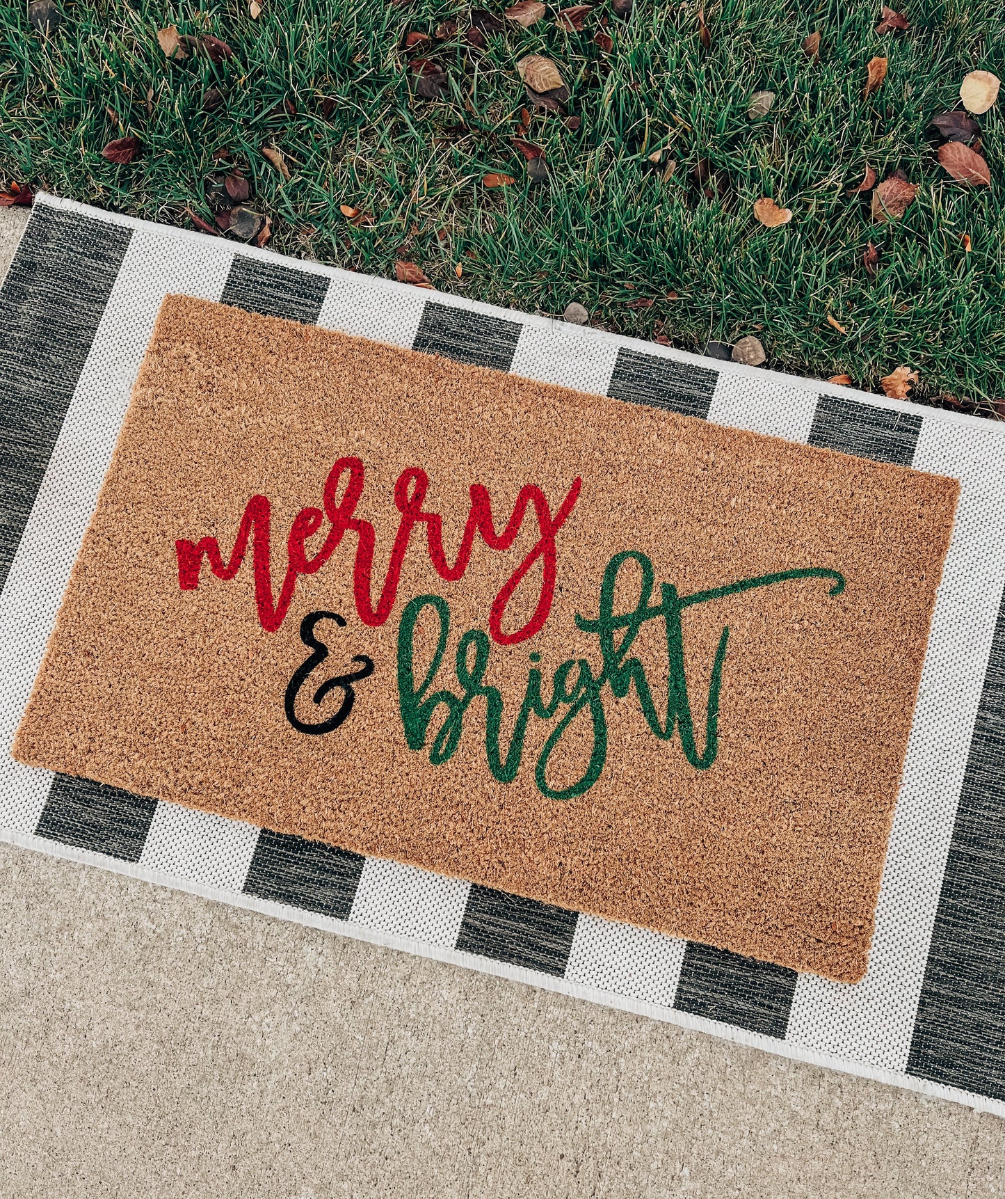 Merry & Bright Doormat