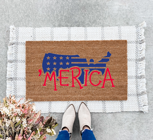 'Merica Doormat