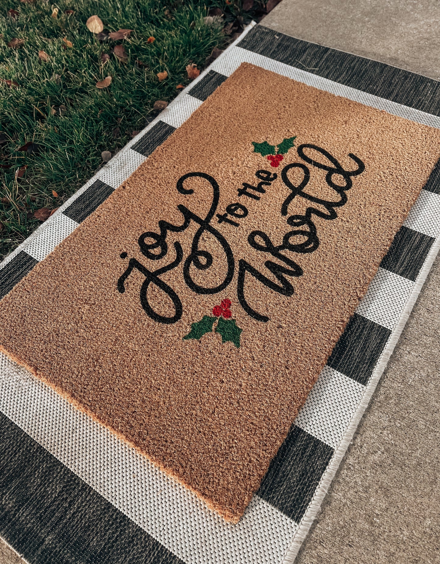 Joy to the World Doormat