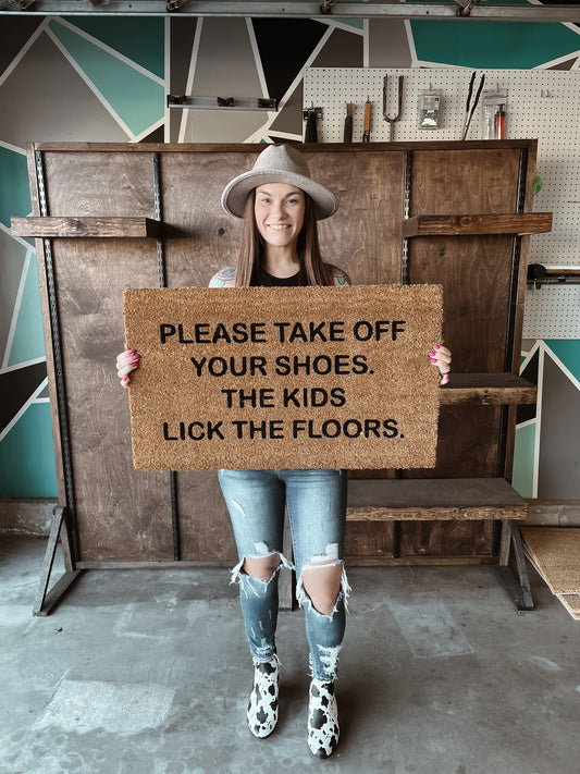 The Kids Lick The Floors Doormat