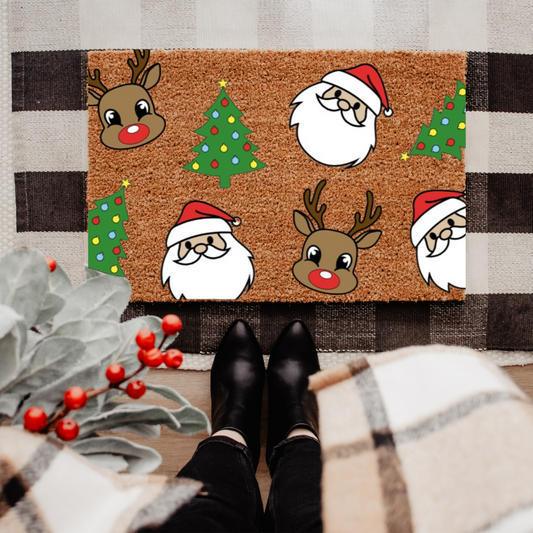 Classic Christmas Doormat