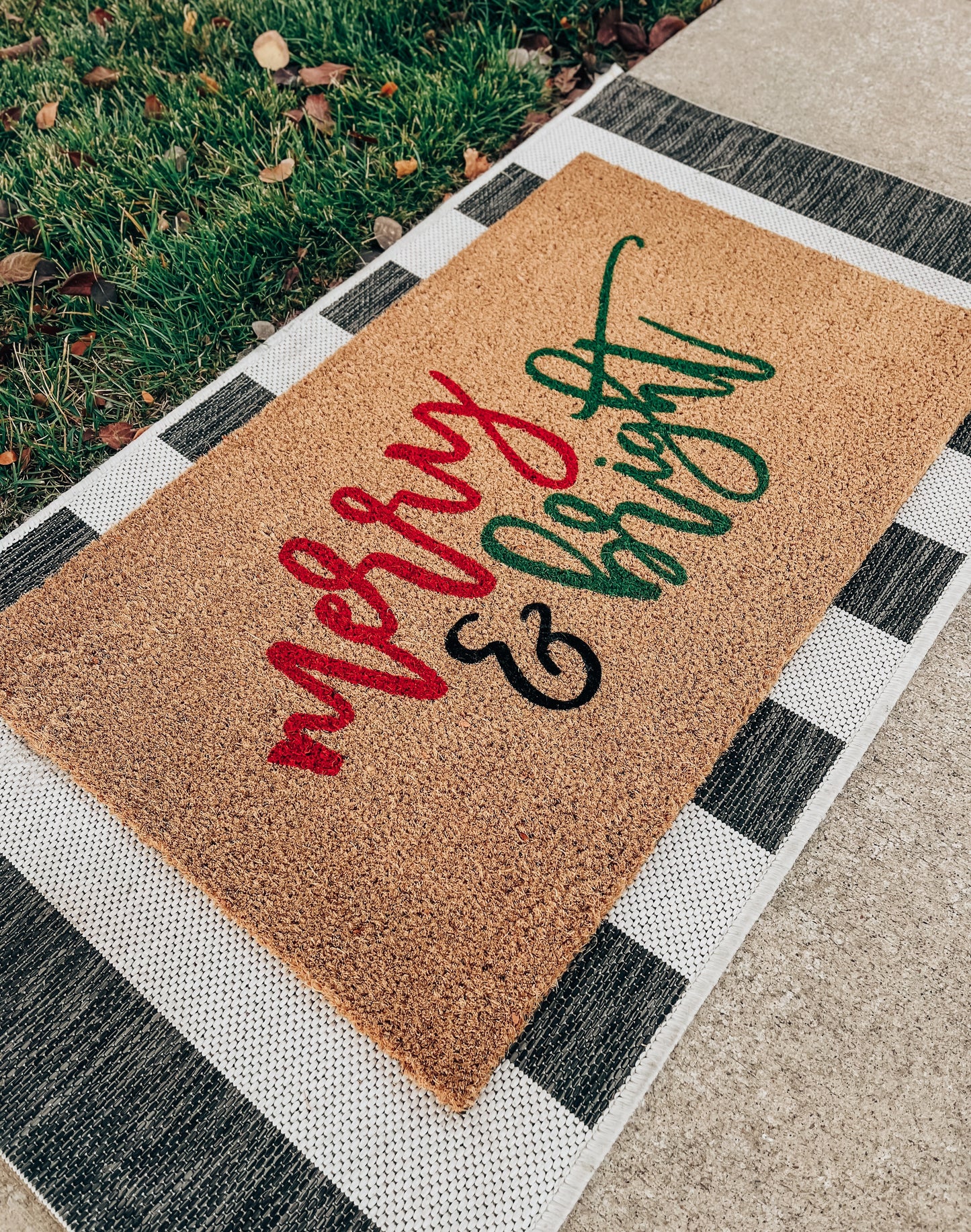 Merry & Bright Doormat