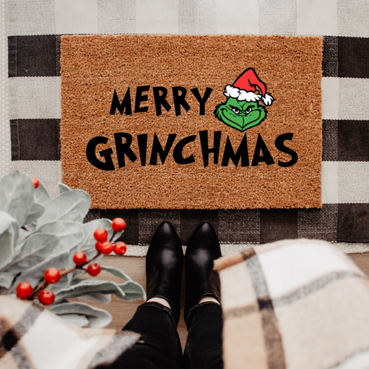 Merry Grinchmas Doormat