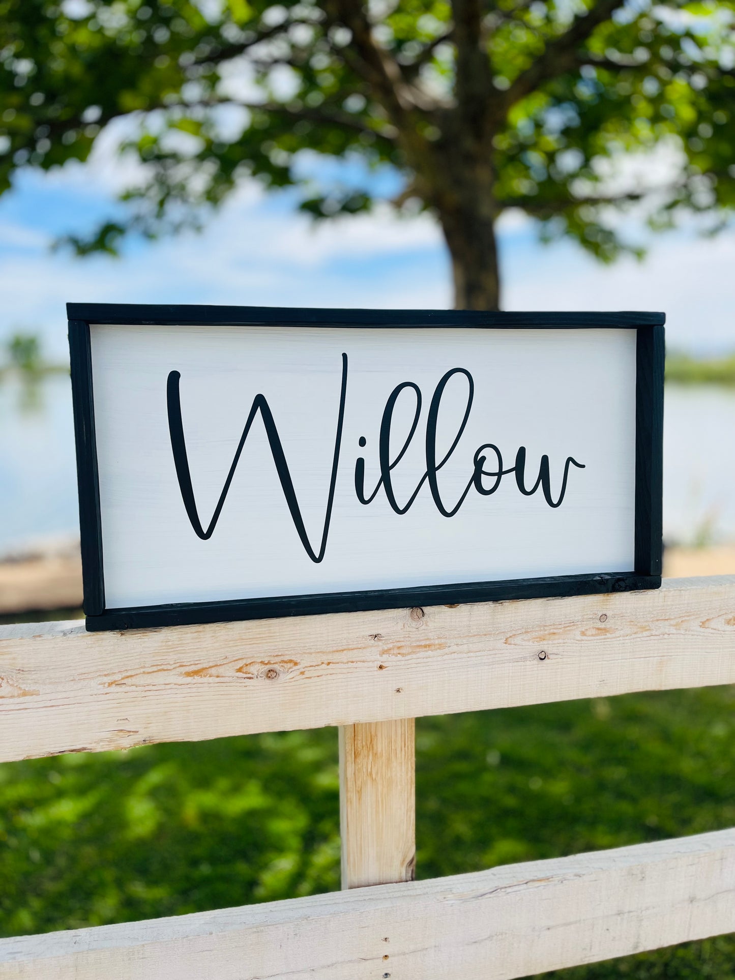 "Willow" Name Sign