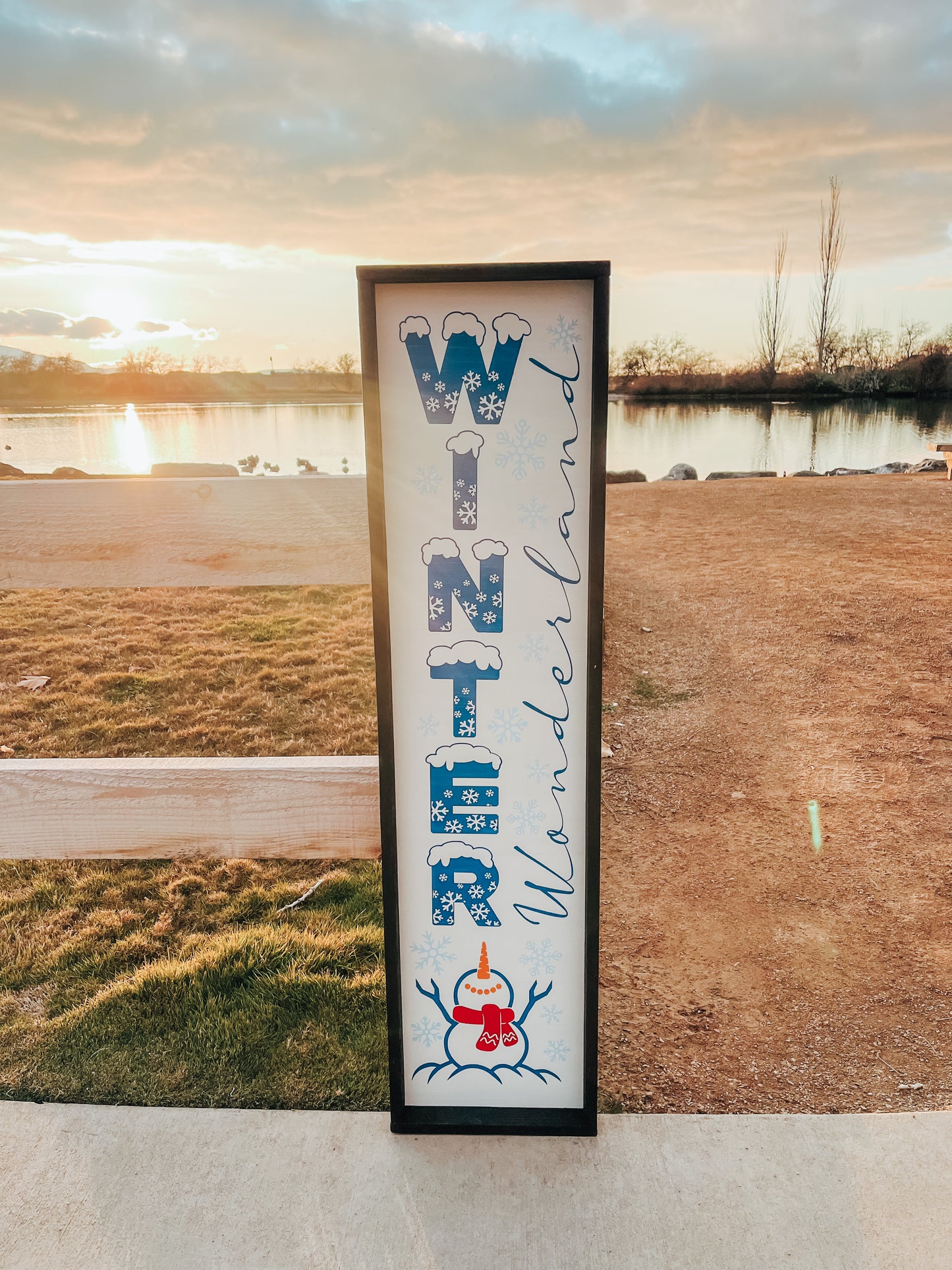 Winter Wonderland Porch Sign