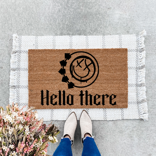 Hello There Blink 182 Doormat