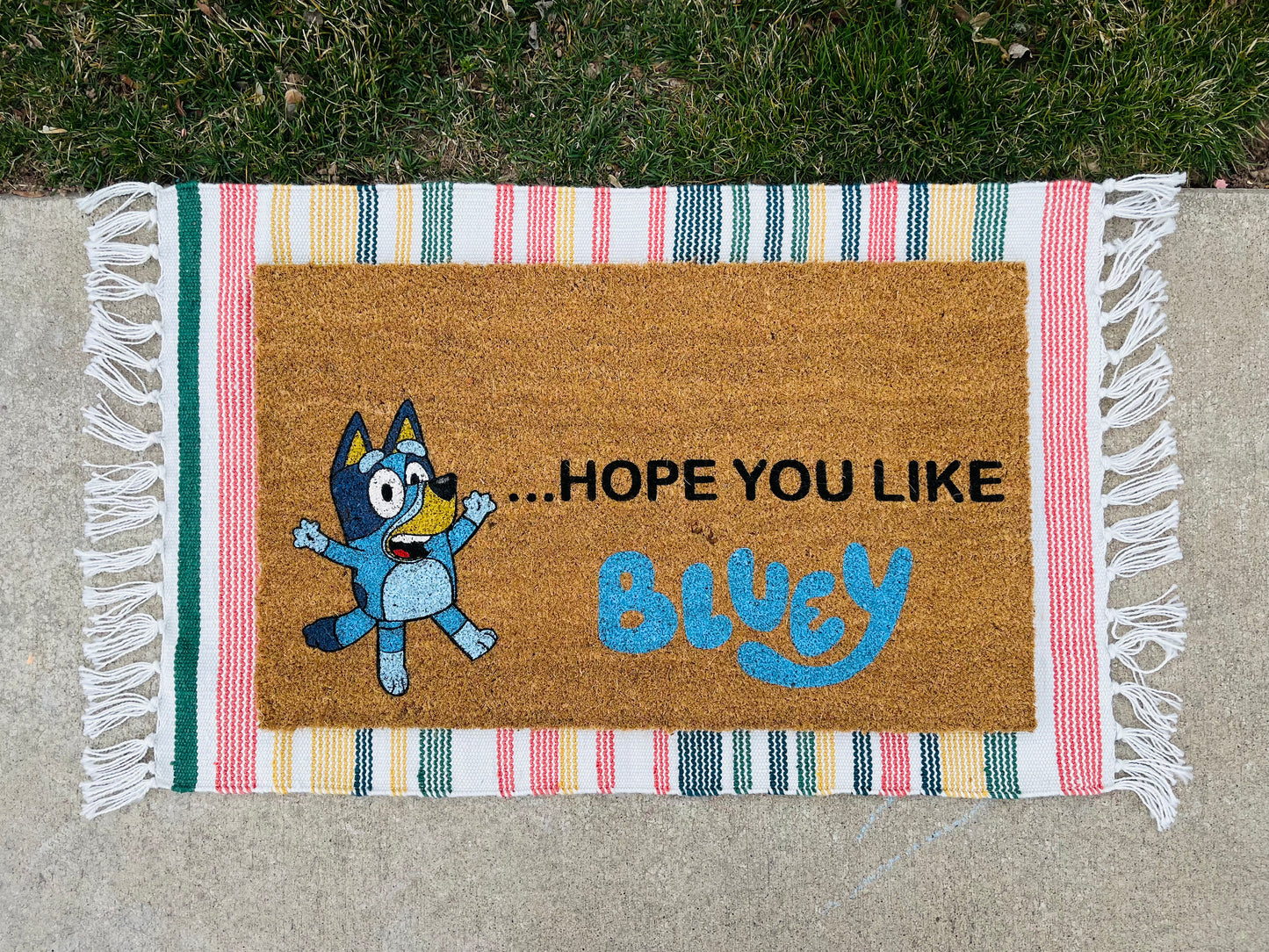 Hope You Like Bluey Doormat