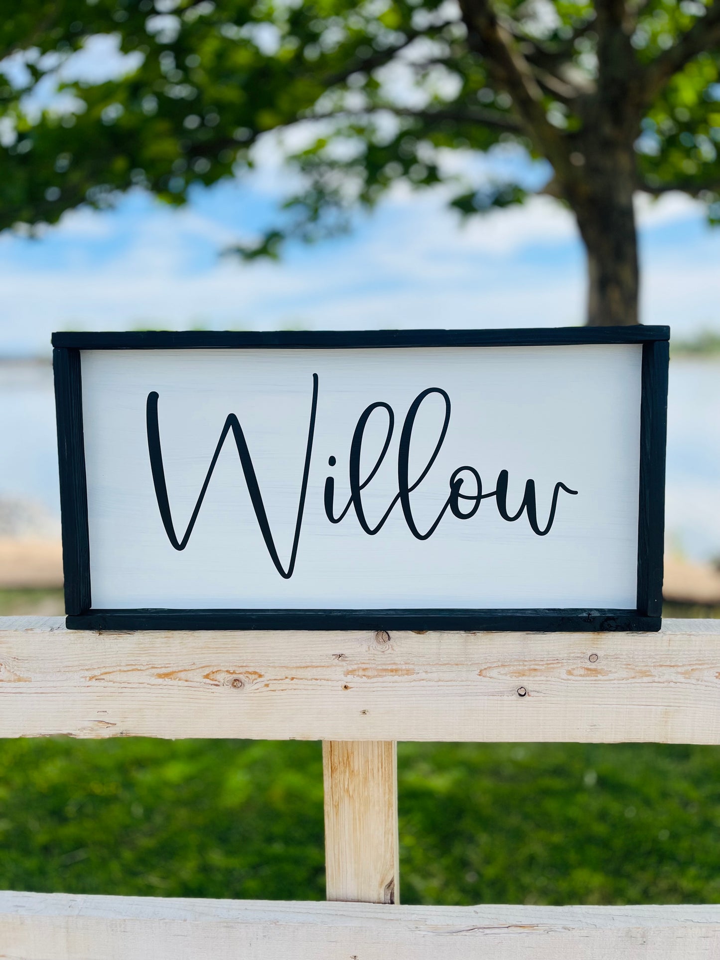 "Willow" Name Sign