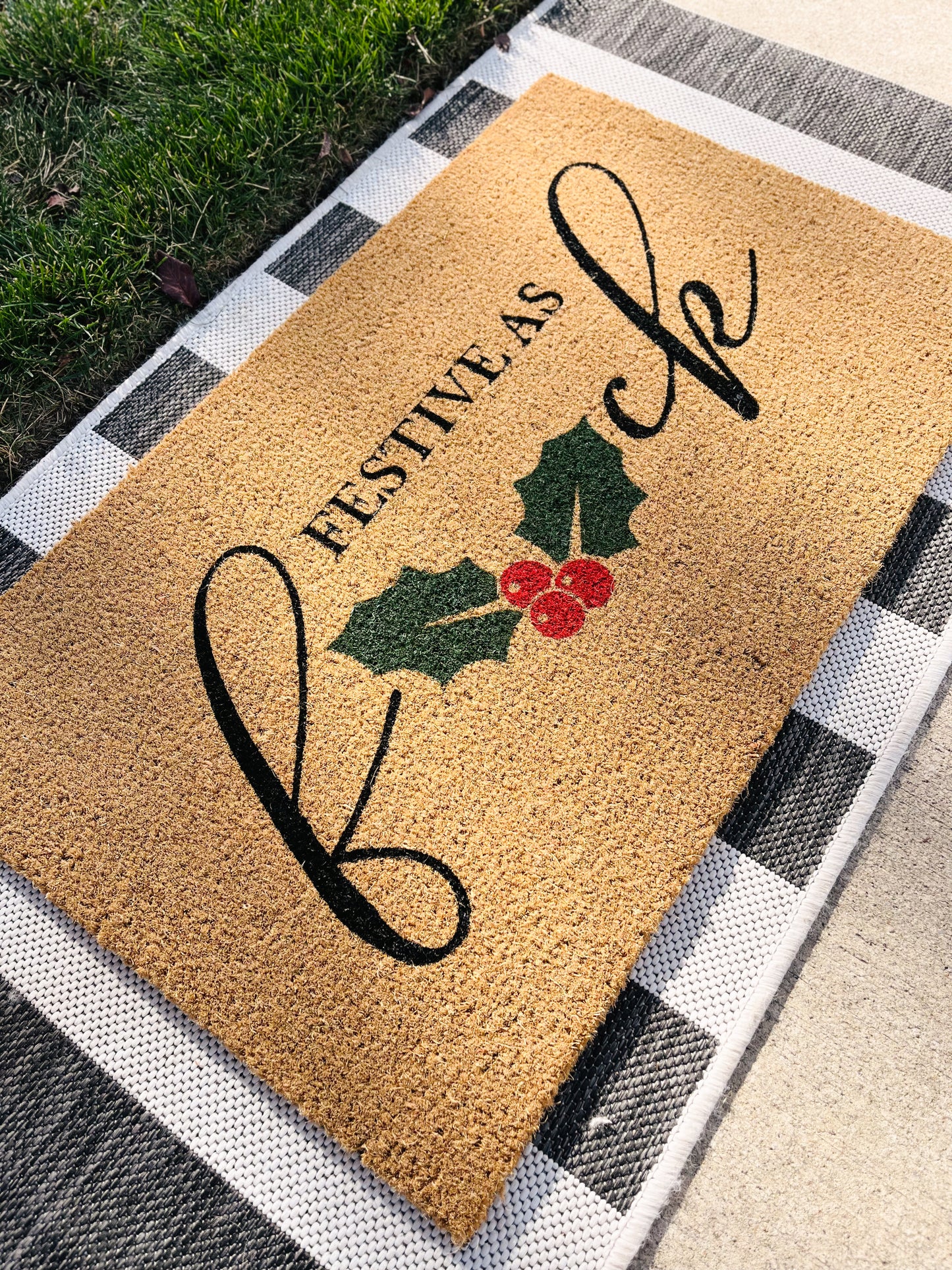 Festive as F*ck Doormat