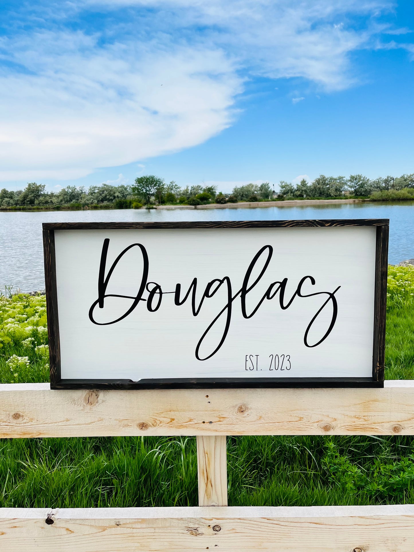 "Douglas" Last Name Sign