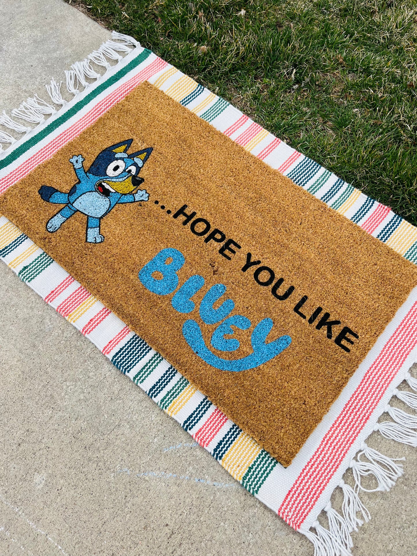 Hope You Like Bluey Doormat