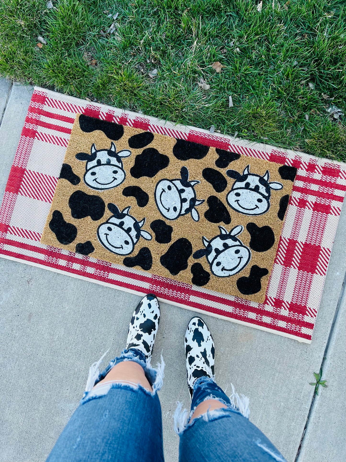 Cow Doormat