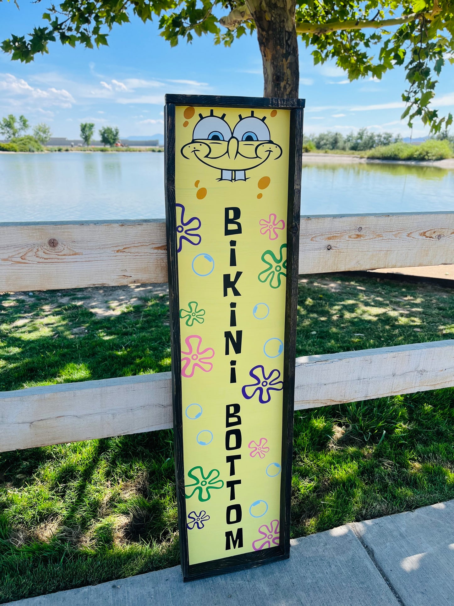 Bikini Bottom Porch Sign