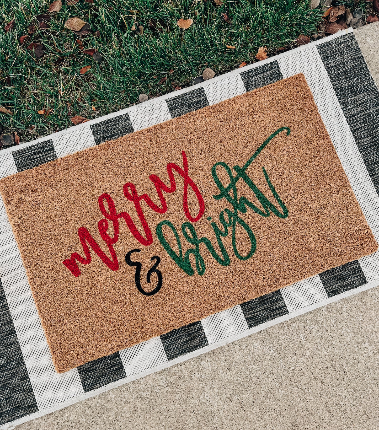 Merry & Bright Doormat