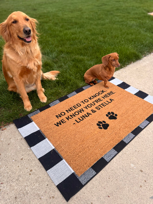 No Need To Knock Doormat