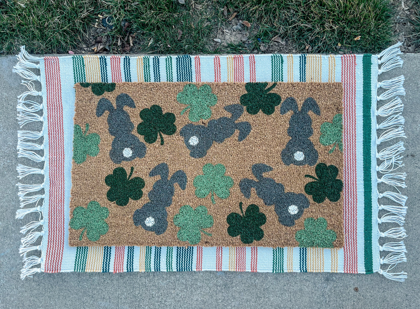 Bunny Clovers Doormat