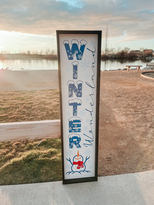 Winter Wonderland Porch Sign