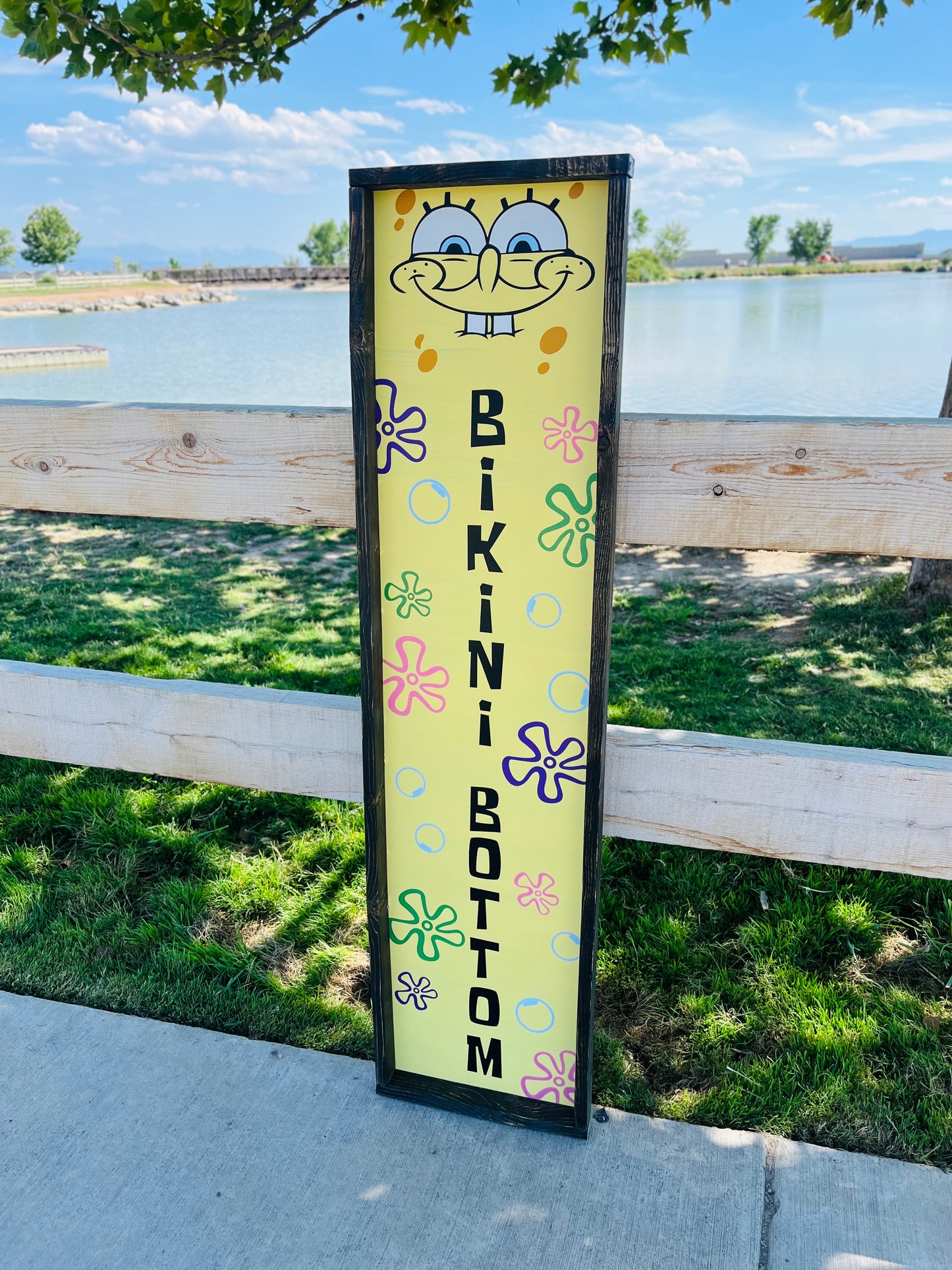 Bikini Bottom Porch Sign