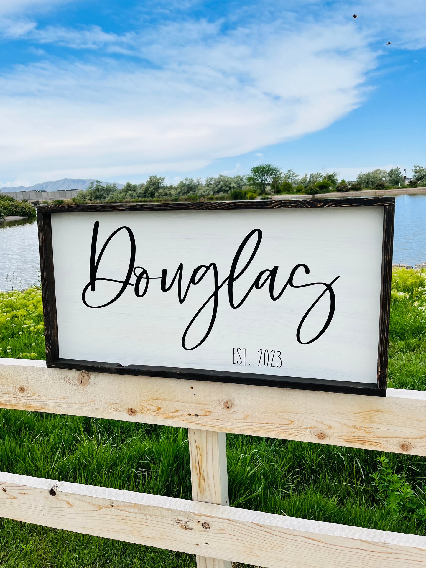 "Douglas" Last Name Sign