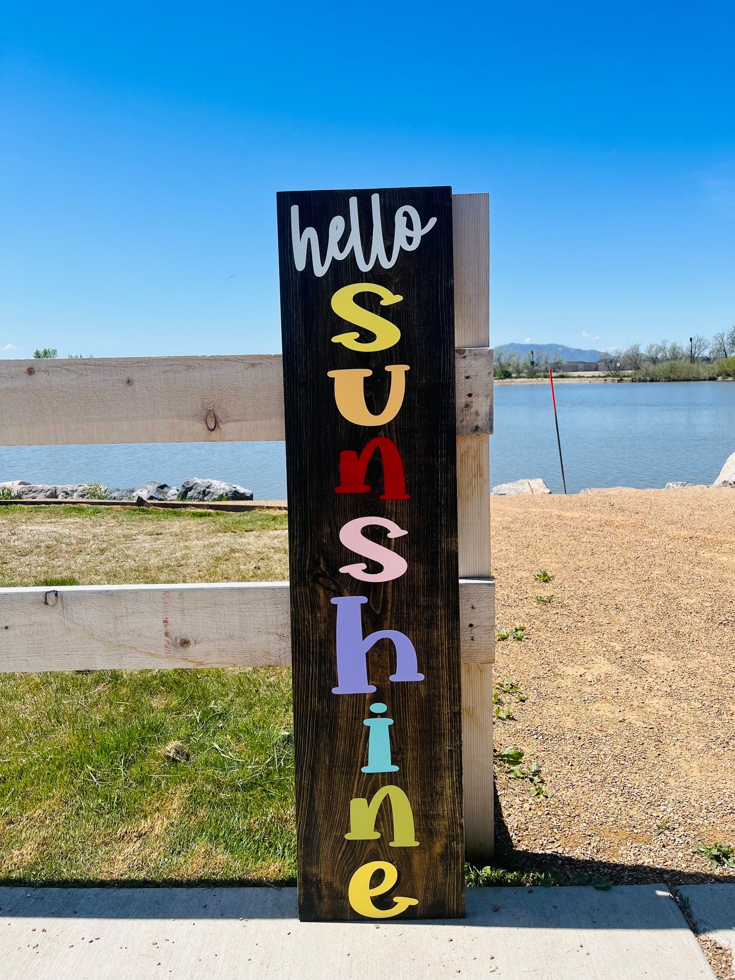 Hello Sunshine Porch Sign