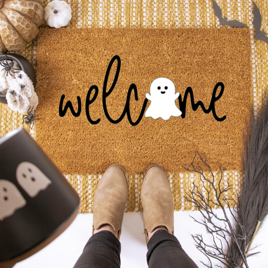 Welcome Ghost Doormat