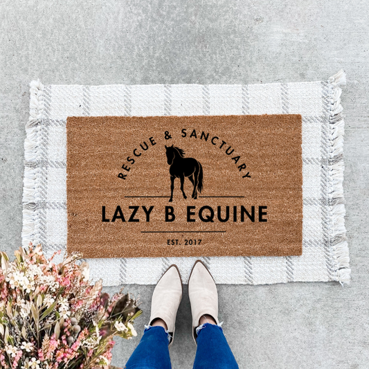 Lazy B Equine Doormat