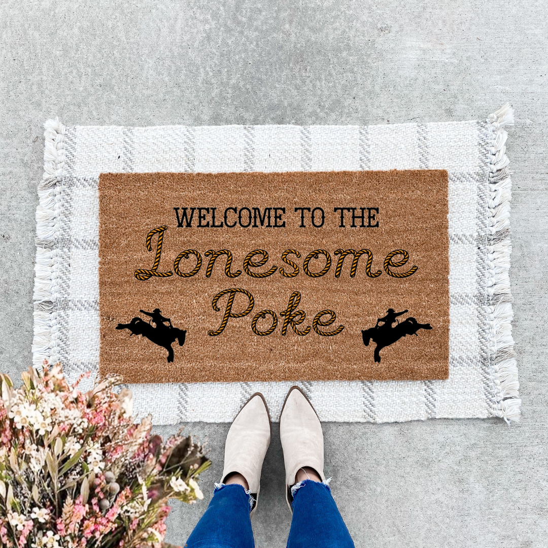 Lonesome Poke Doormat