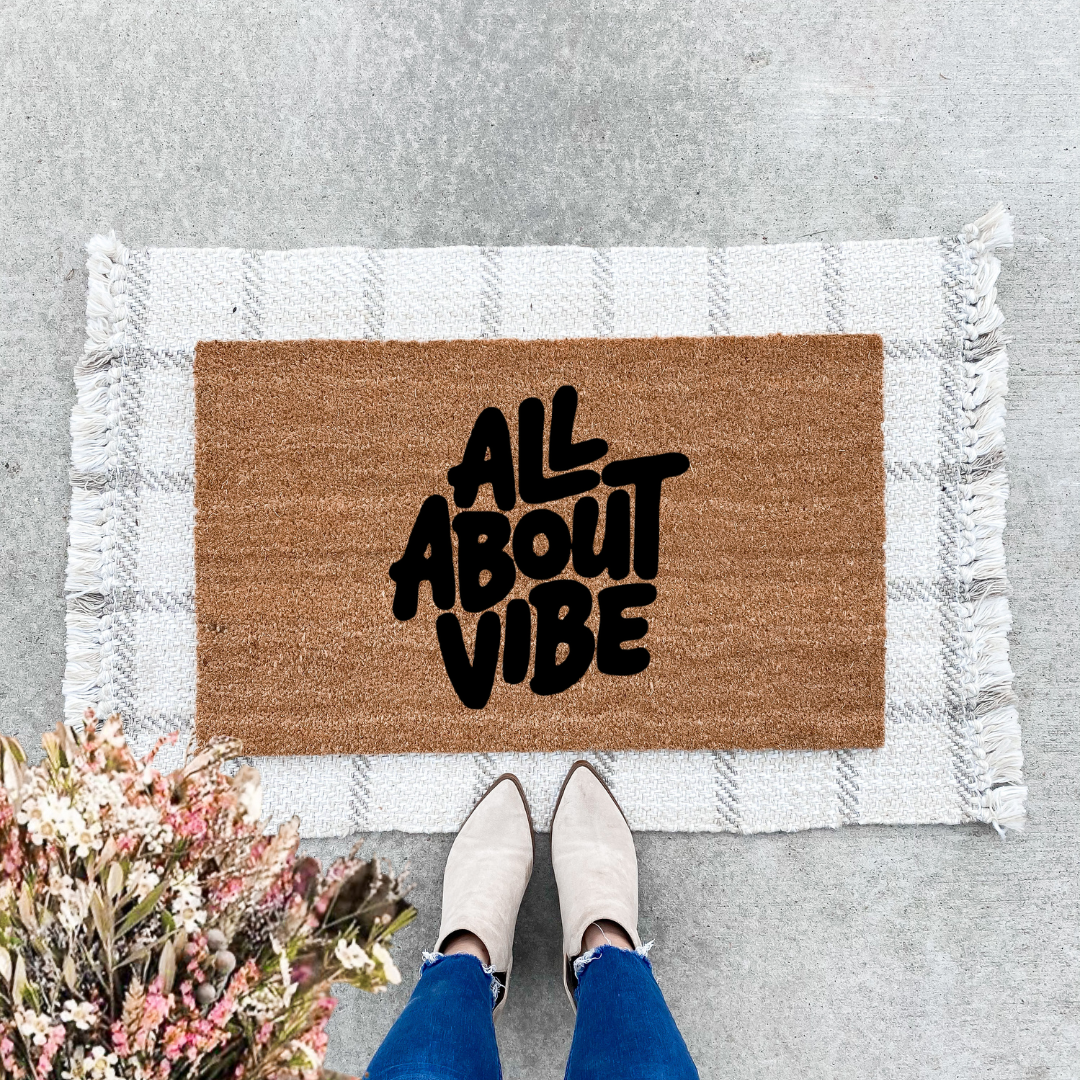All About Vibe Doormat