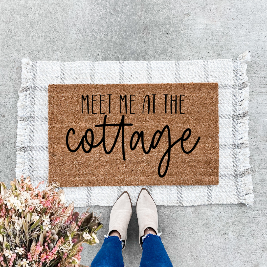 Meet Me At The Cottage Doormat