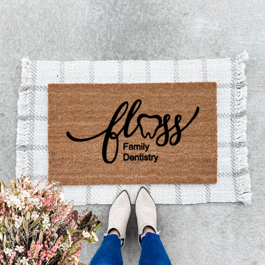 Floss Family Dental Doormat