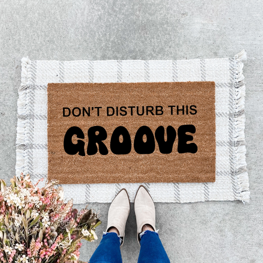 Don't Disturb This Groove Doormat
