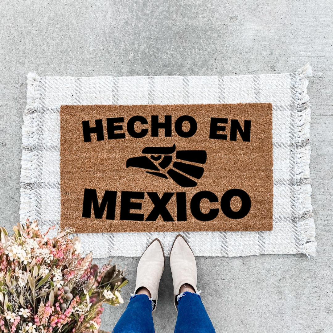 Hecho En Mexico Doormat