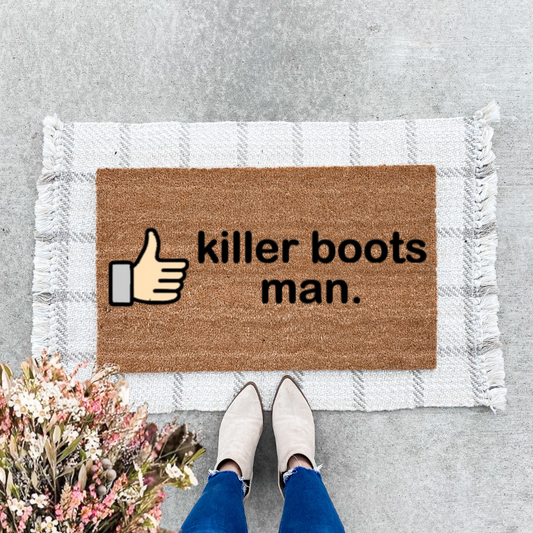 Killer Boots Man Doormat