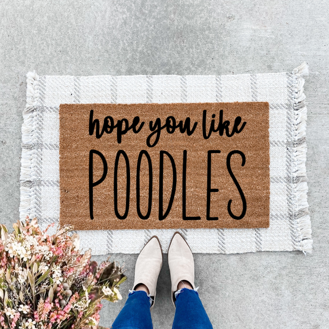 Poodles Doormat