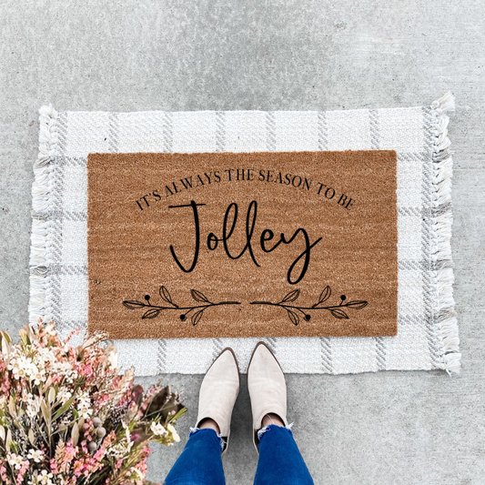 Season To Be "Jolley" Doormat