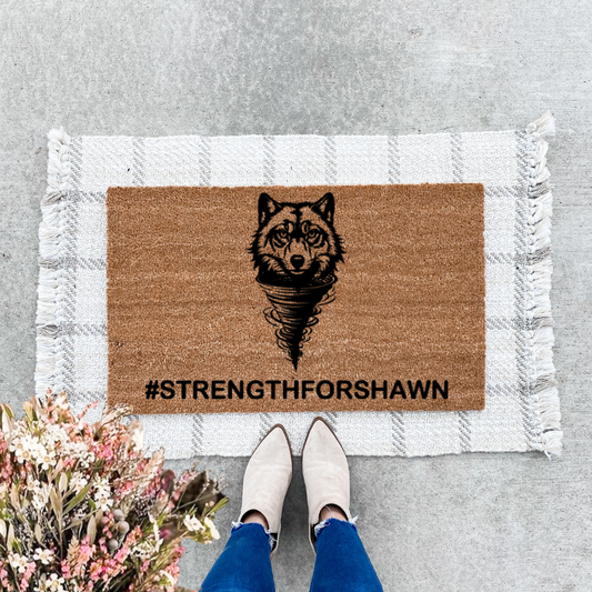 Strength For Shawn Doormat