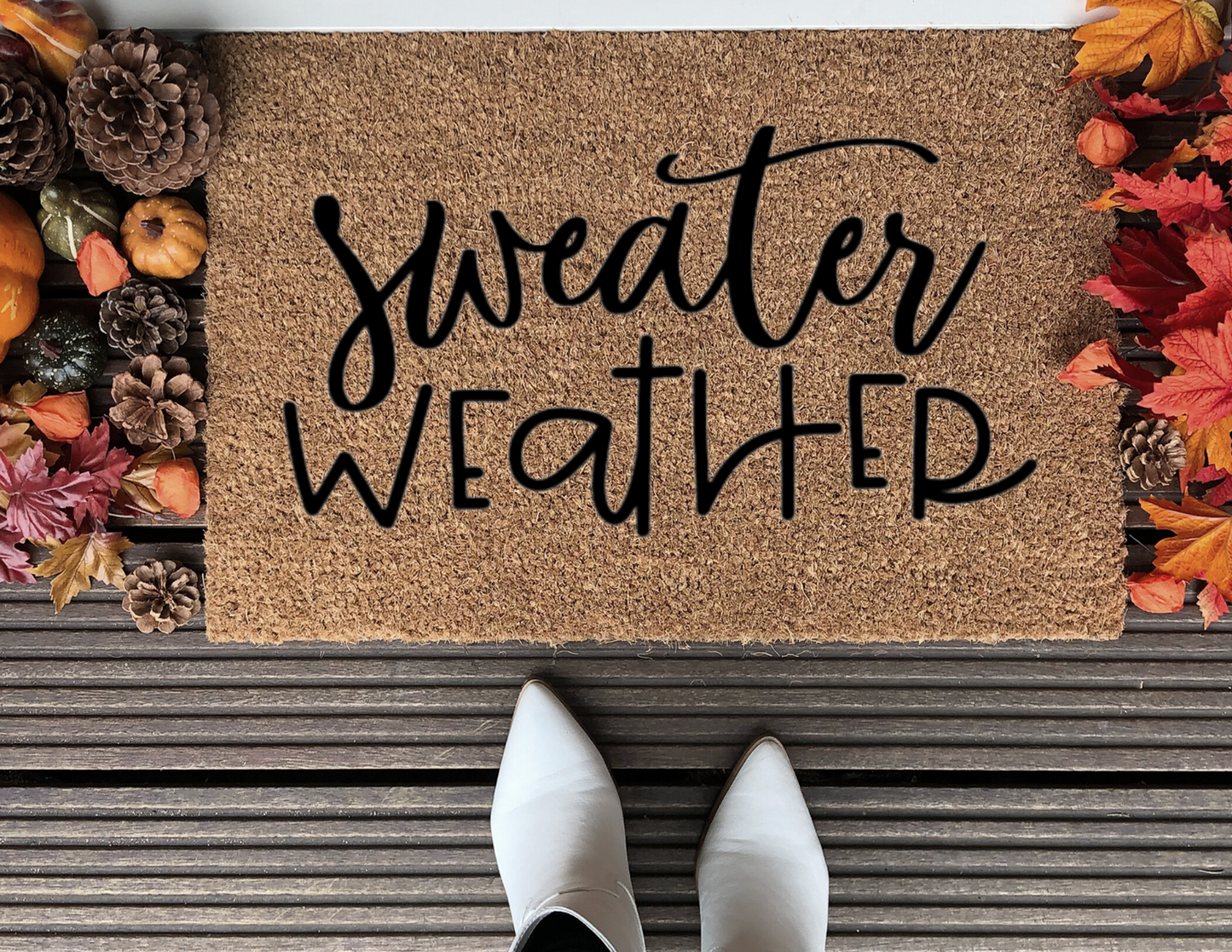 Sweater Weather Doormat