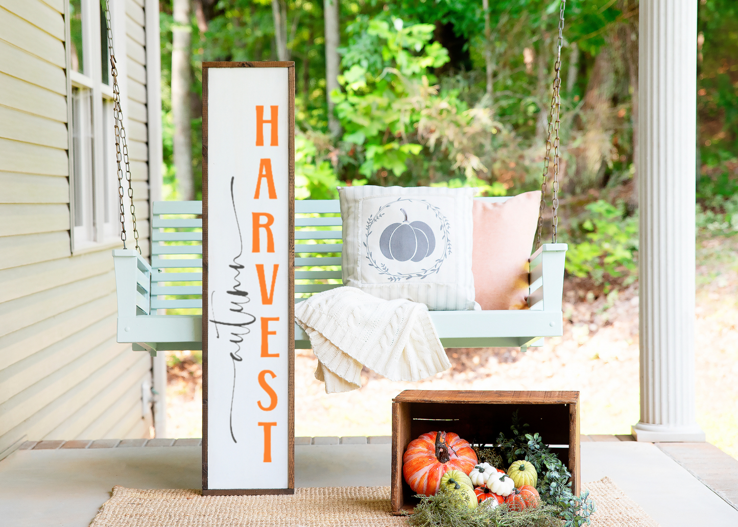 Autumn Harvest Porch Sign