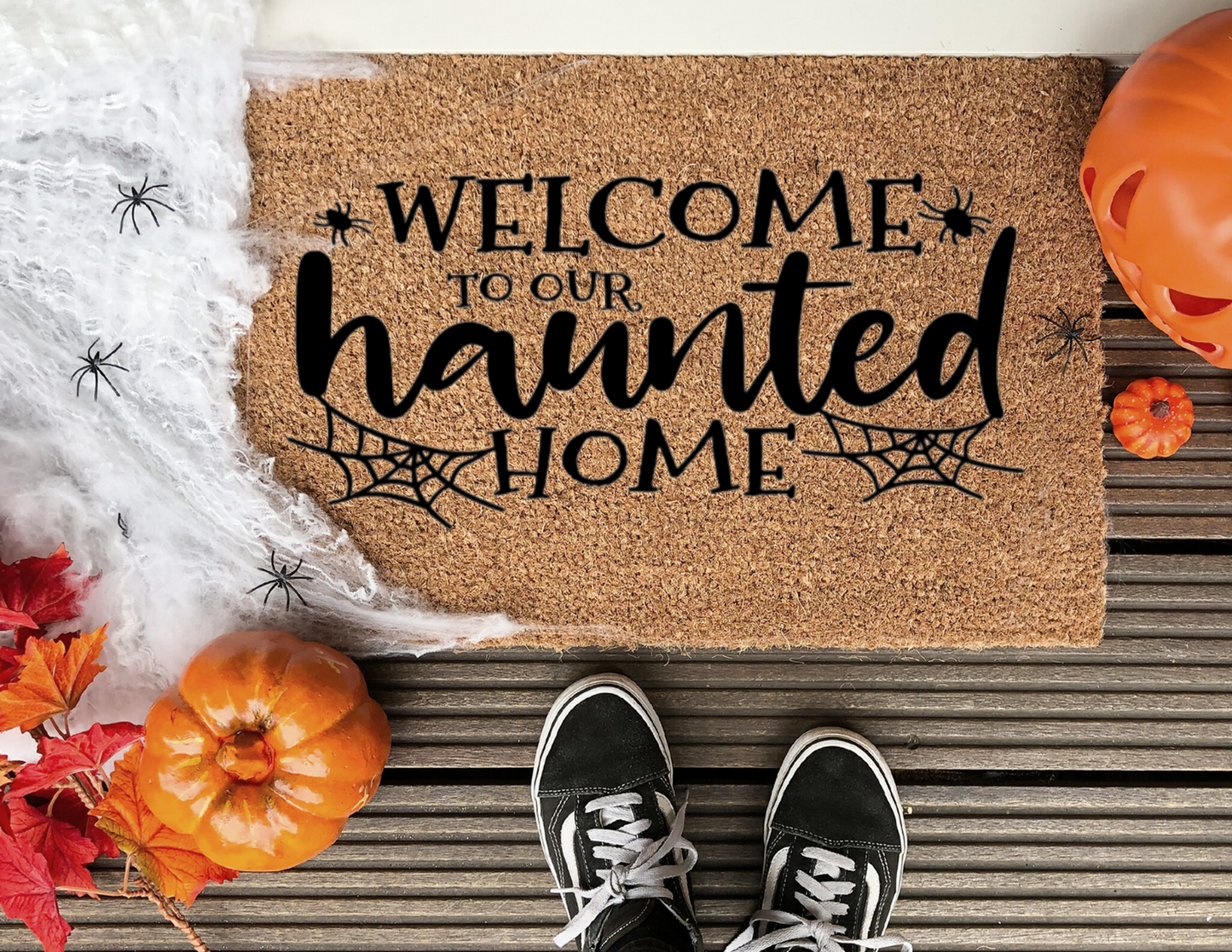 Welcome To Our Haunted Home Doormat