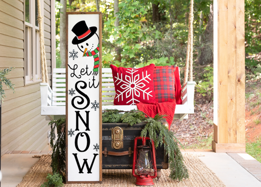 Let it Snow Porch Sign