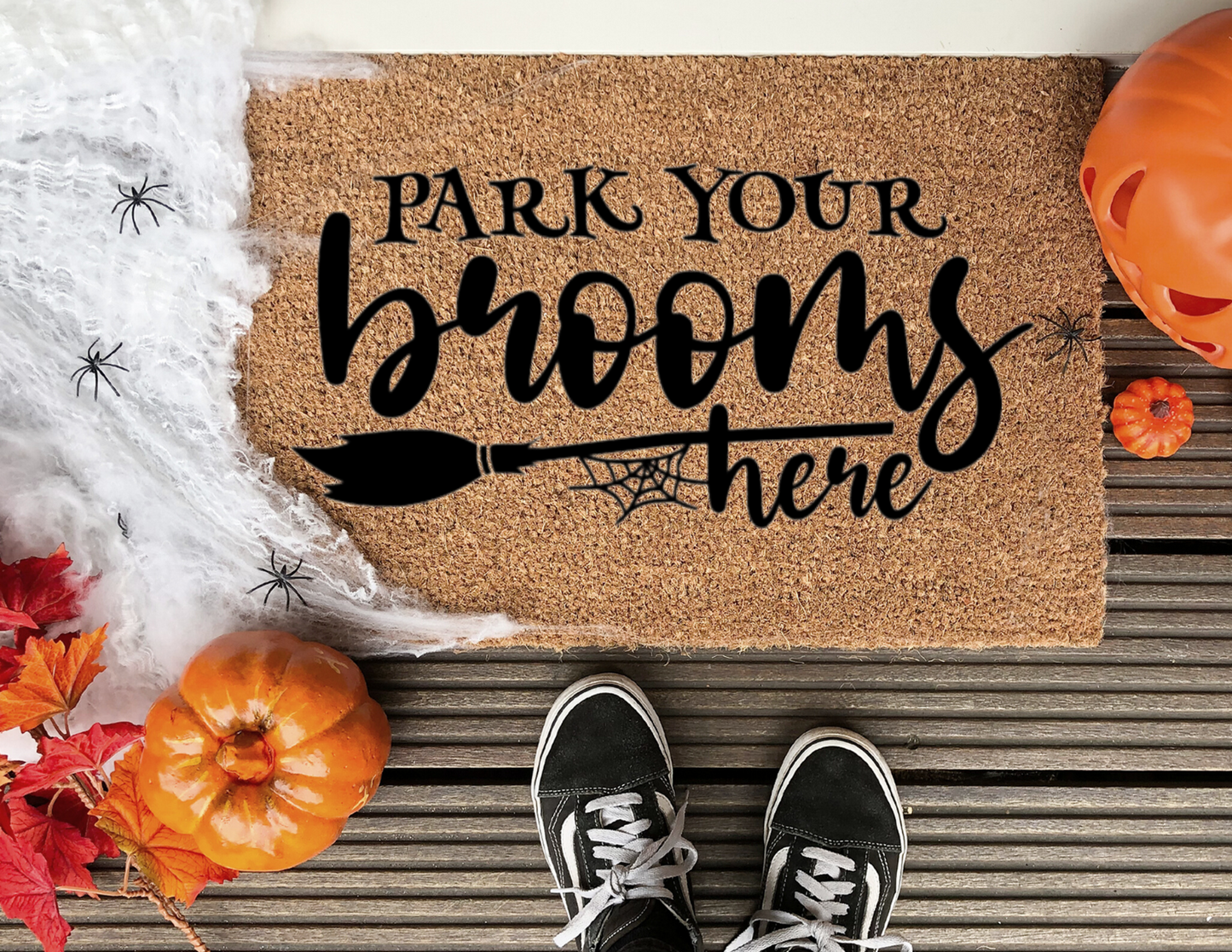 Park Your Brooms Doormat