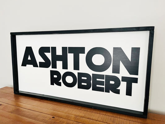 "Ashton" Name Sign