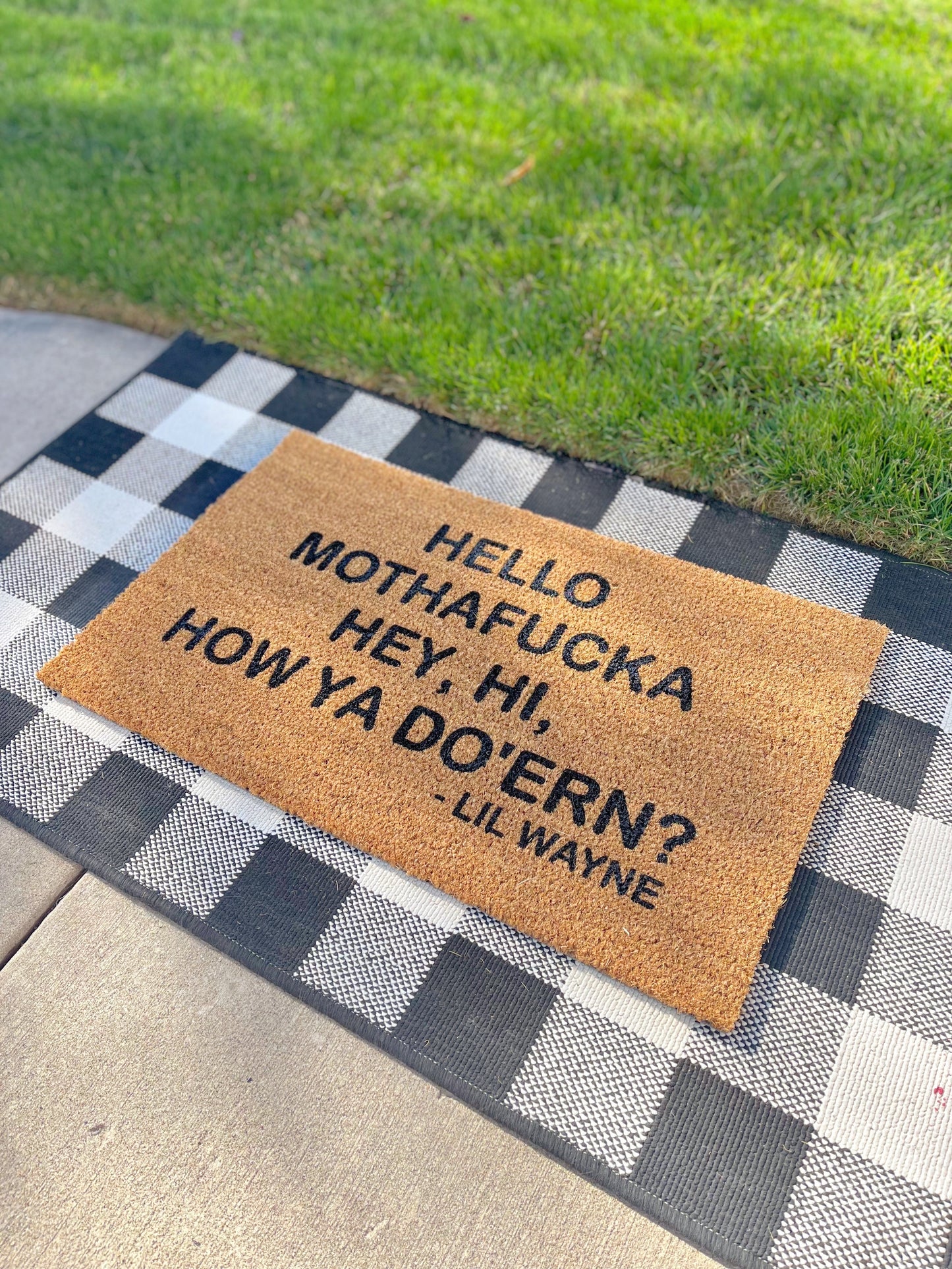 Hello Mothaf*cka Doormat