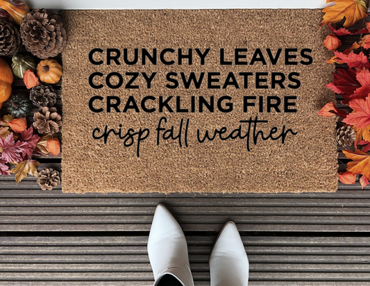 Crisp Fall Weather Doormat