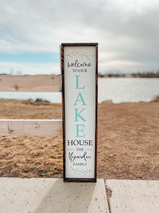 Lake House Porch Sign