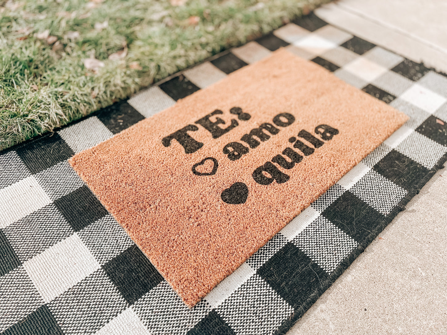 Te: Amo or Quila Doormat