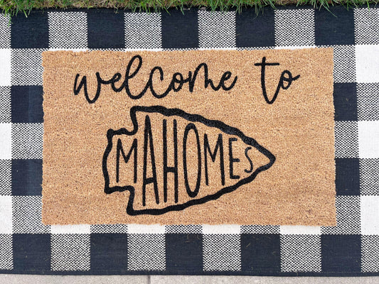 Welcome To Mahomes Doormat