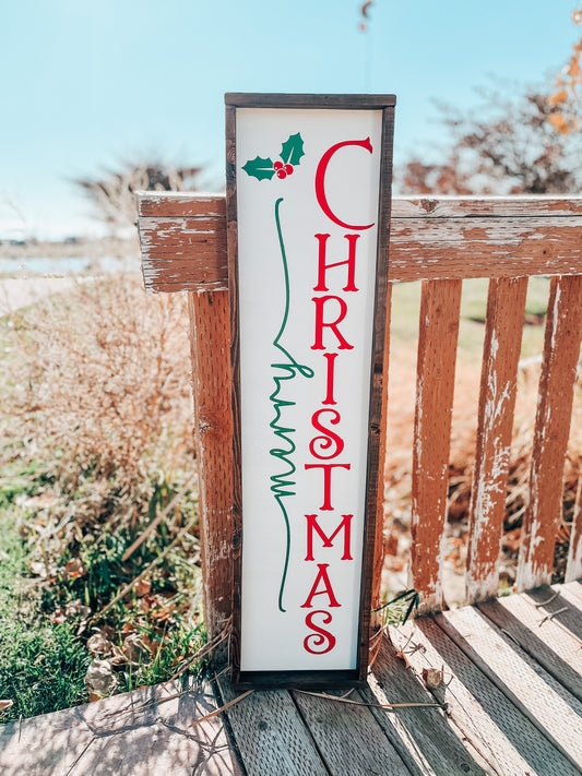 Merry Christmas Porch Sign