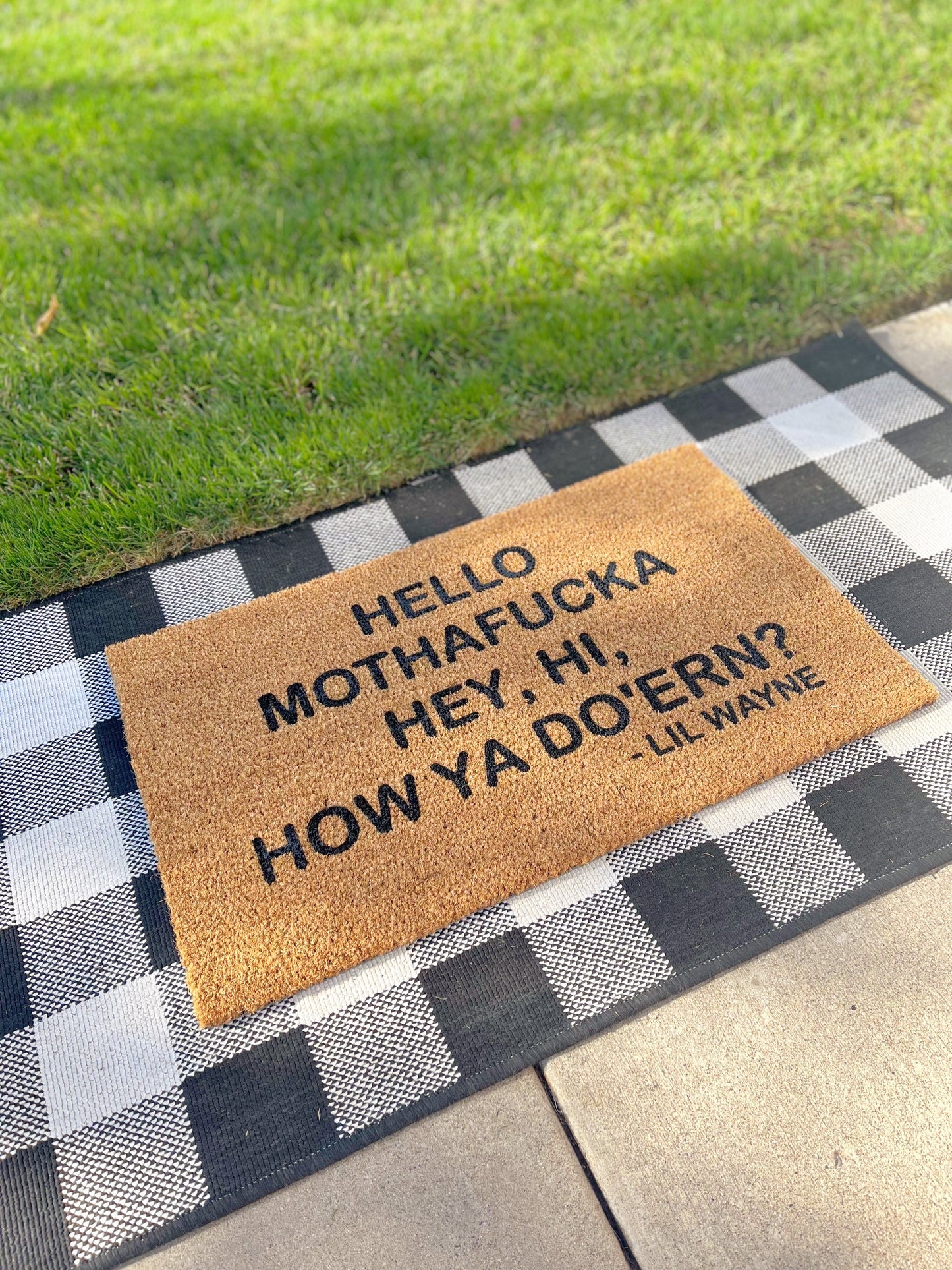 Hello Mothaf*cka Doormat