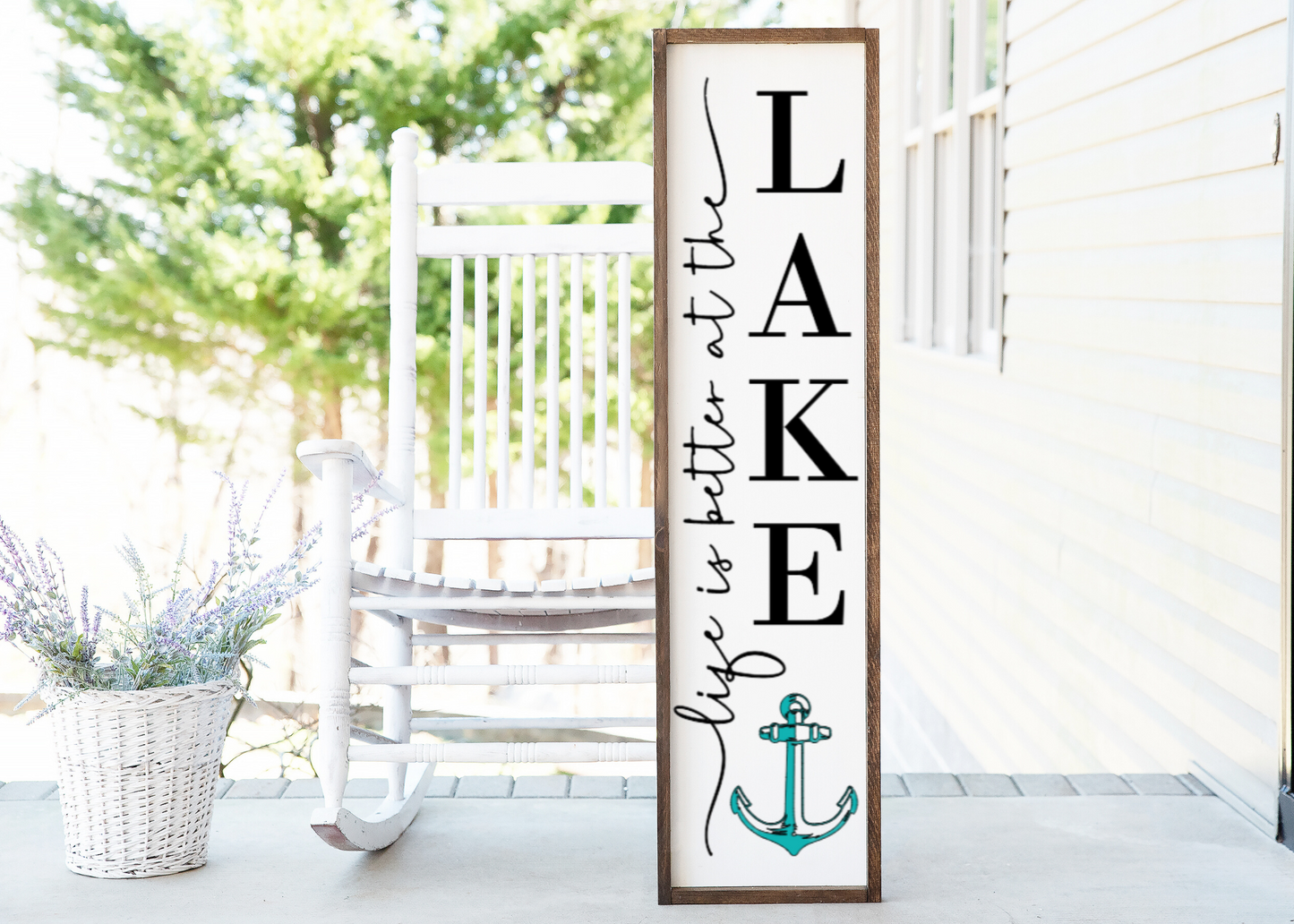 Life is Better at the Lake Porch Sign